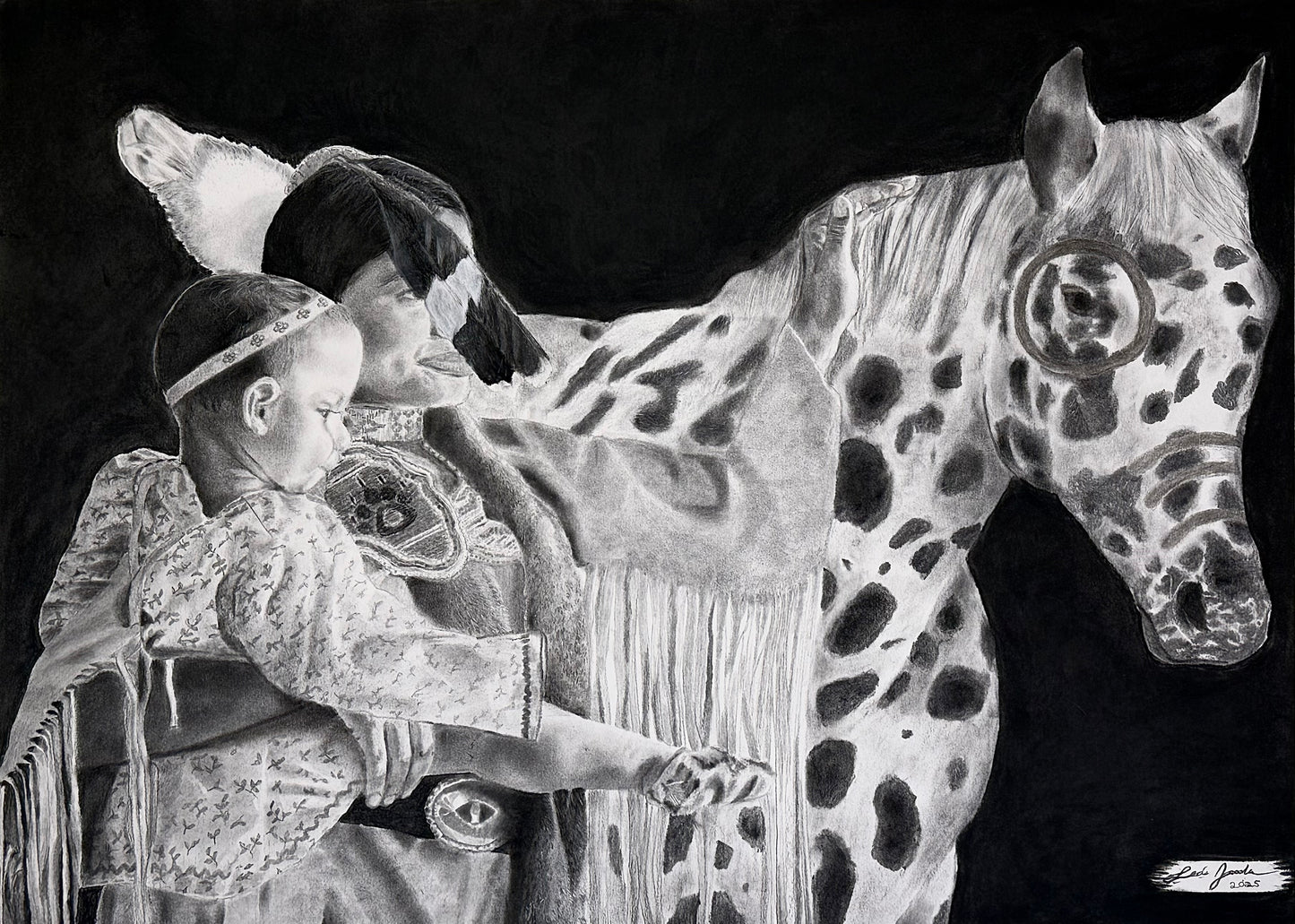 The Flame She Carries Print