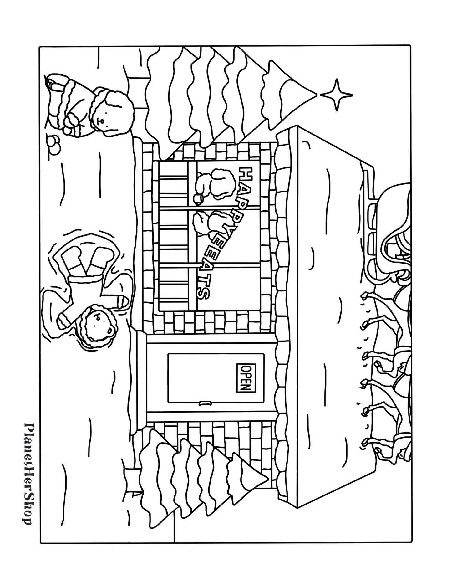 Christmas Coloring Contest Page