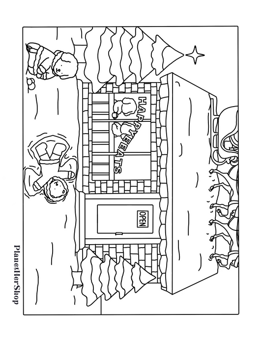 Christmas Coloring Contest Page