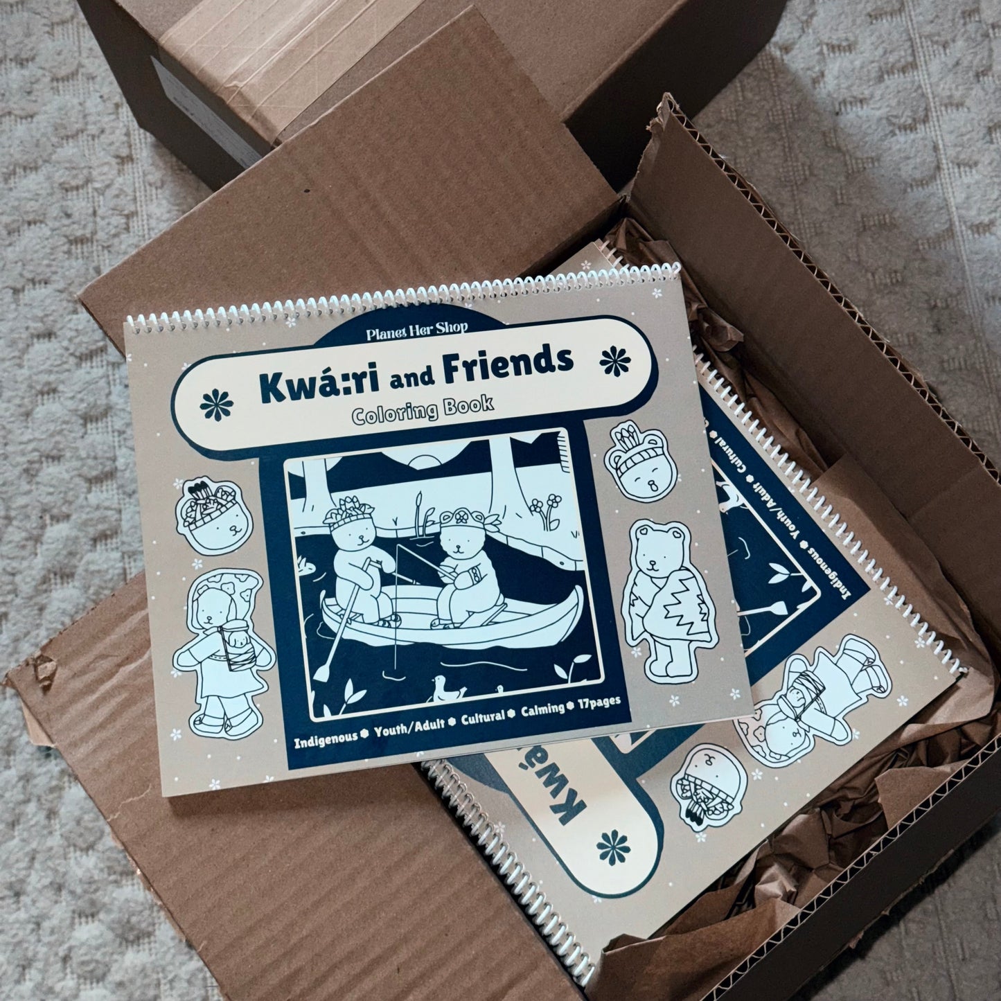 Kwa:ri and Friends Coloring Book